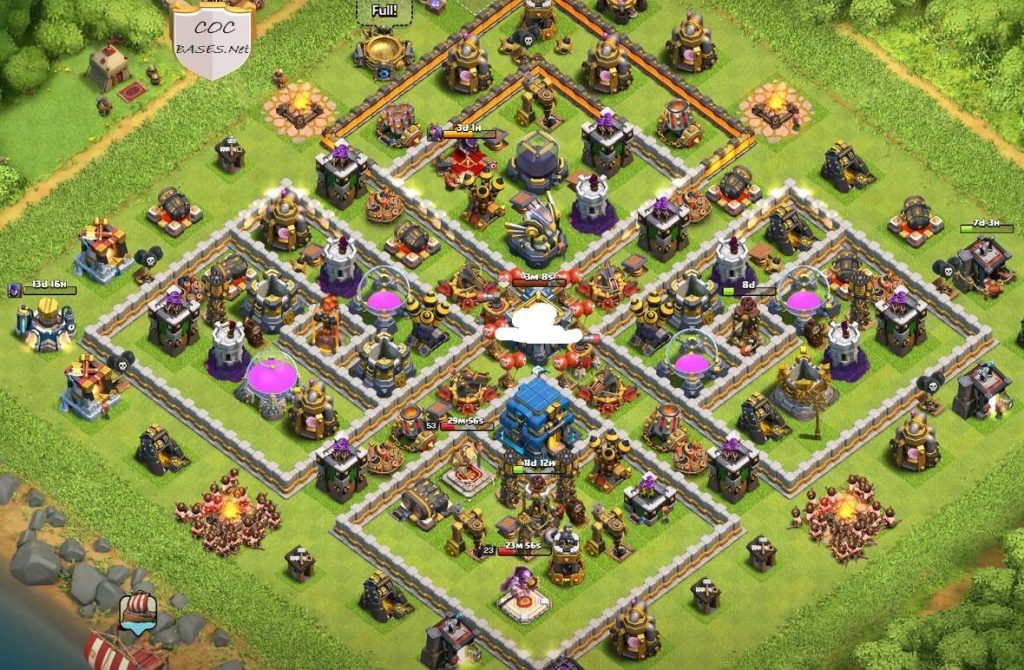 excellent town hall 12 war layout link