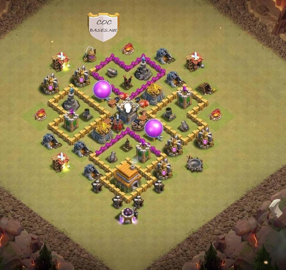 excellent town hall 6 farming layout link