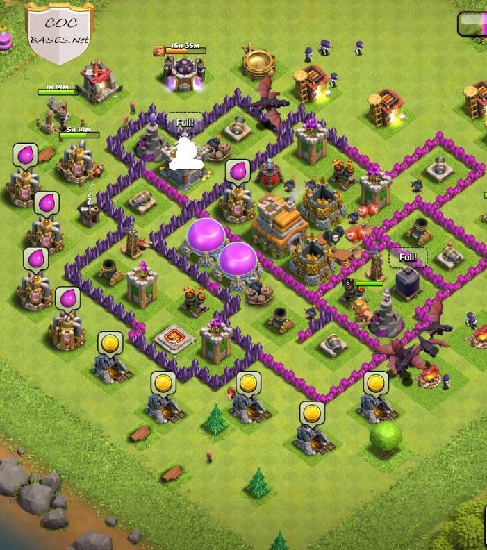 excellent town hall 7 war layout link