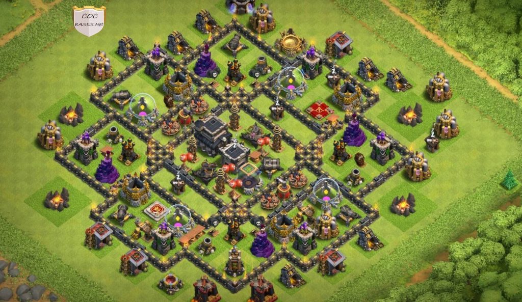 excellent town hall 9 hybrid layout link