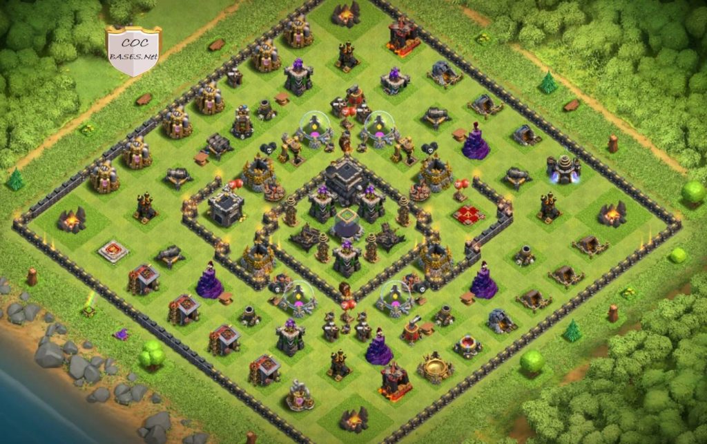 excellent town hall 9 layout link