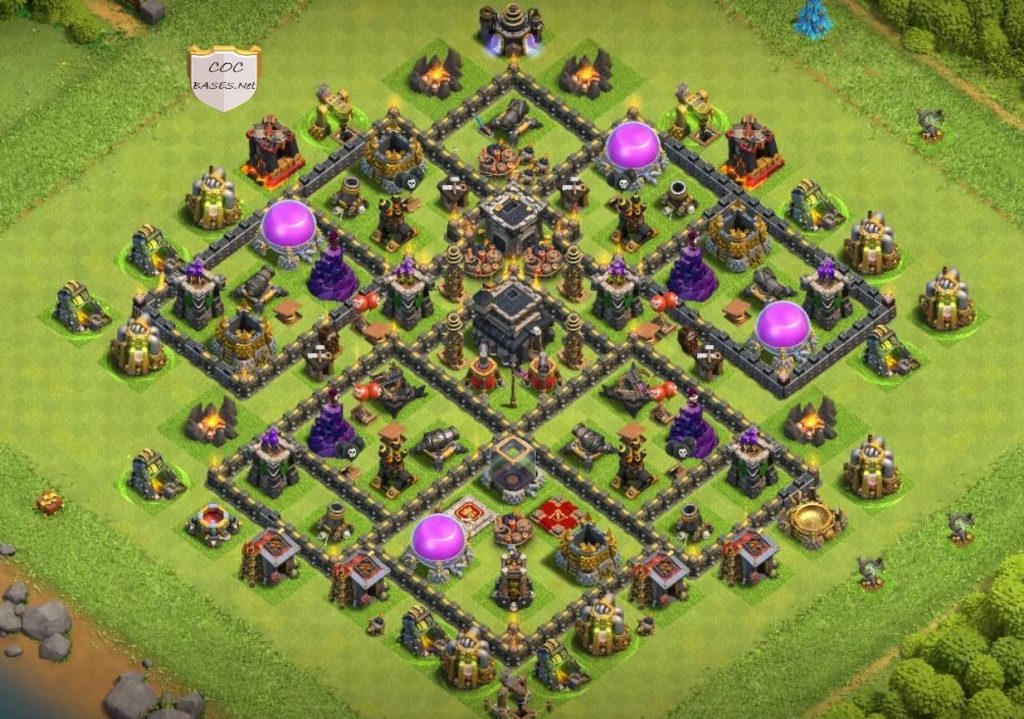 excellent town hall 9 trophy layout link