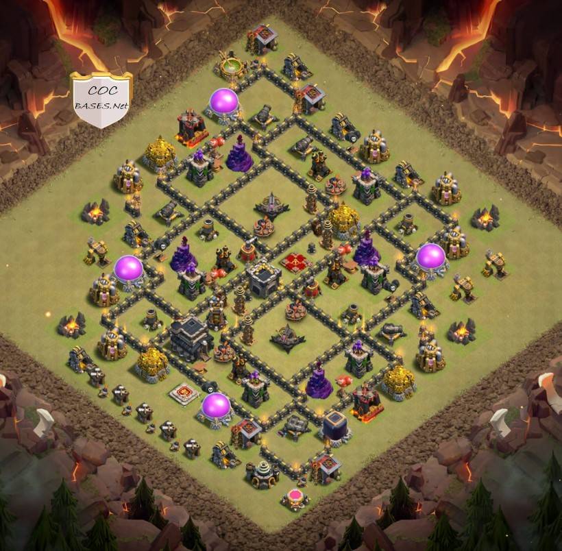 excellent town hall 9 war layout link