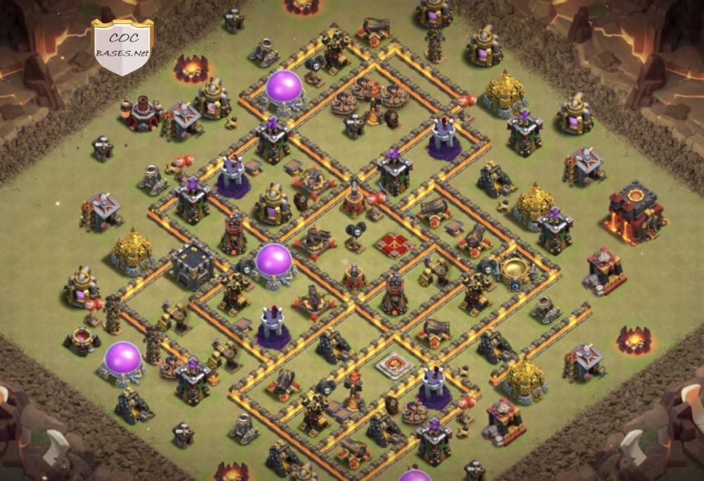 exceptional level 10 war layout link anti ground with pets