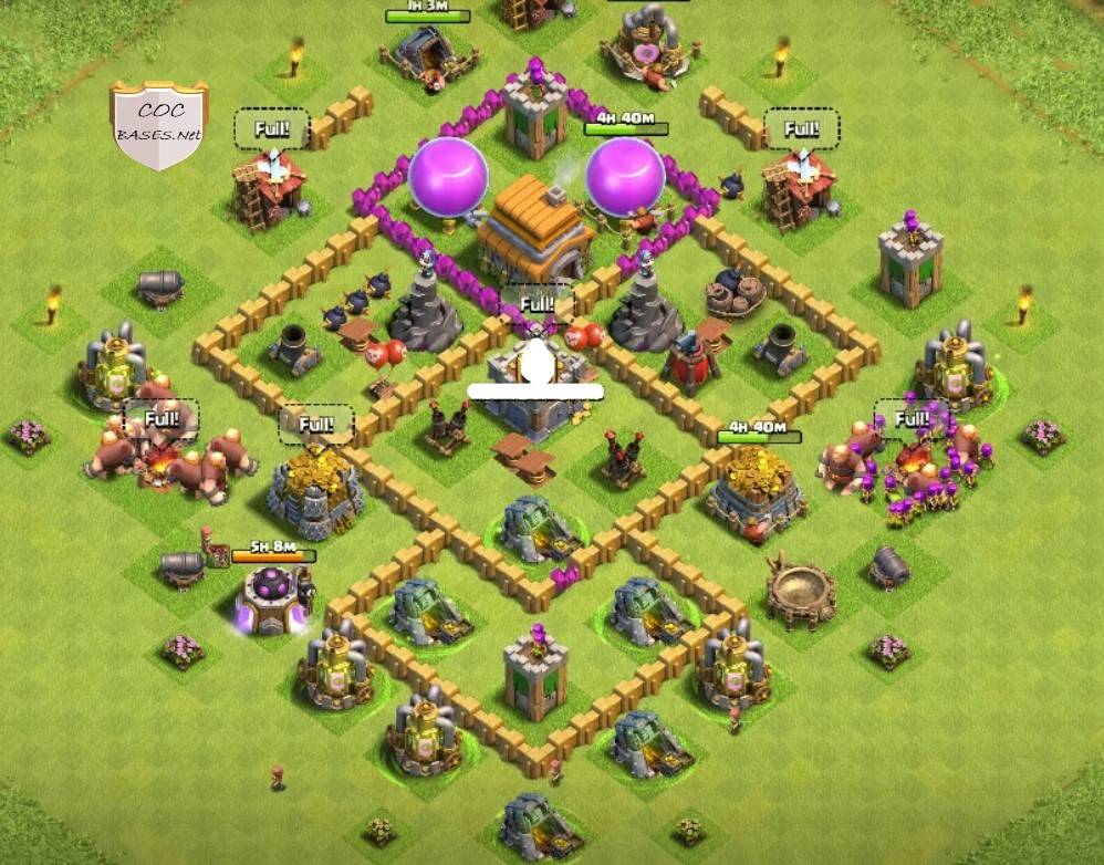 exceptional town hall 6 base anti 2 star