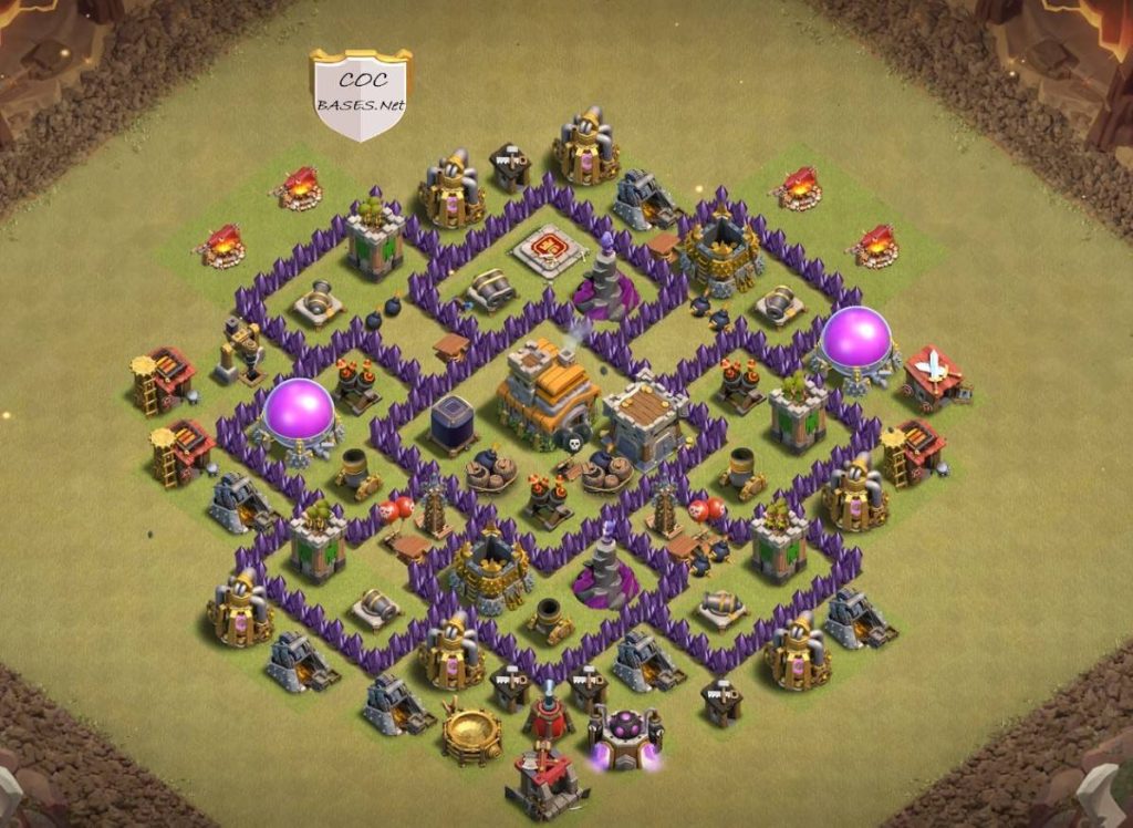 exceptional town hall 7 base anti 2 star