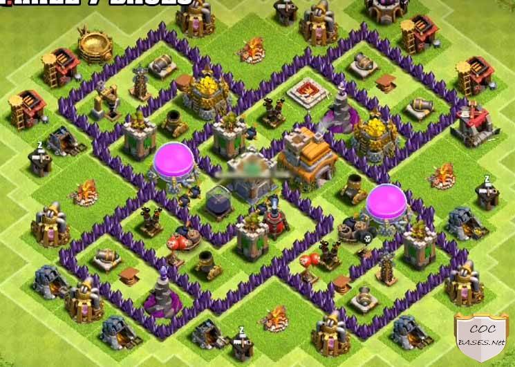 exceptional town hall 7 farming base anti 2 star