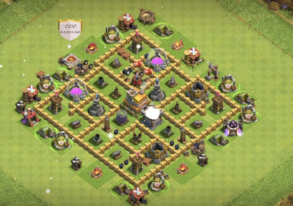 exceptional town hall 7 war layout link
