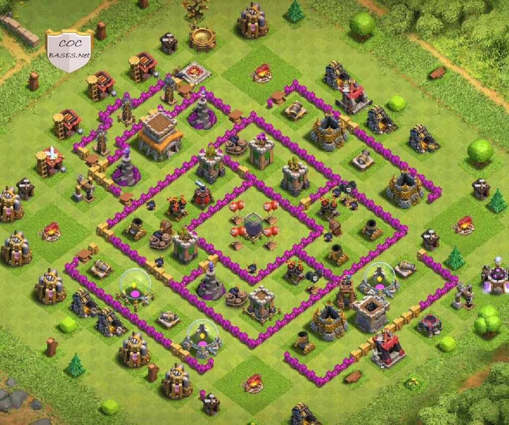 farm base coc layout th8