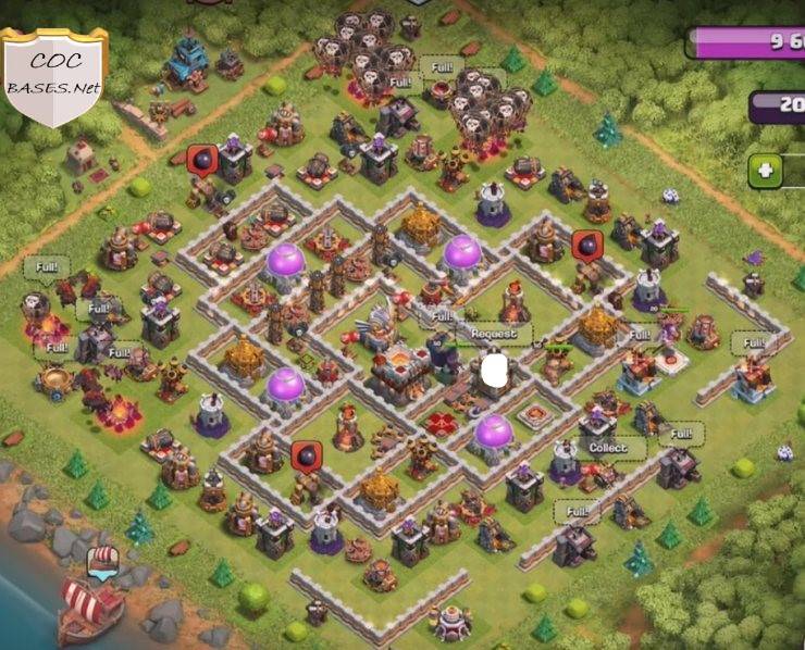 farm base layout image clash of clans town hall 11 download