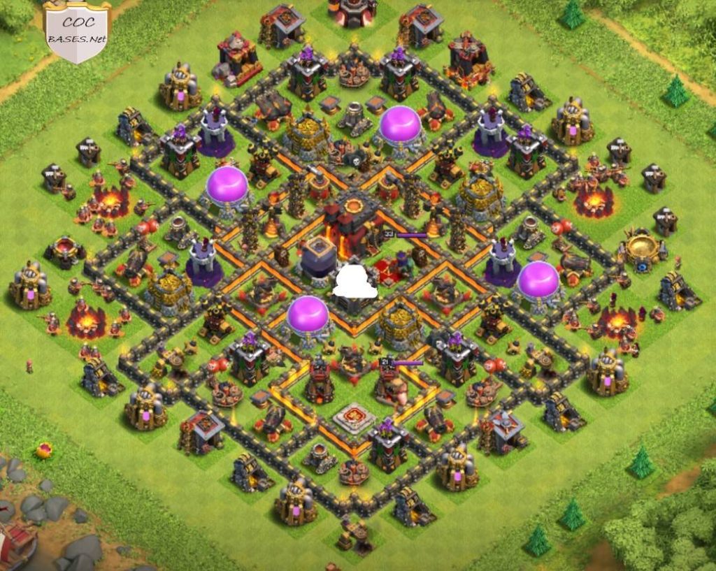 farming loot protection th10 base with link