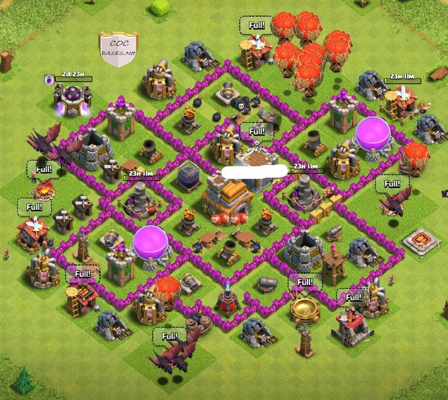 farming loot protection th7 base link