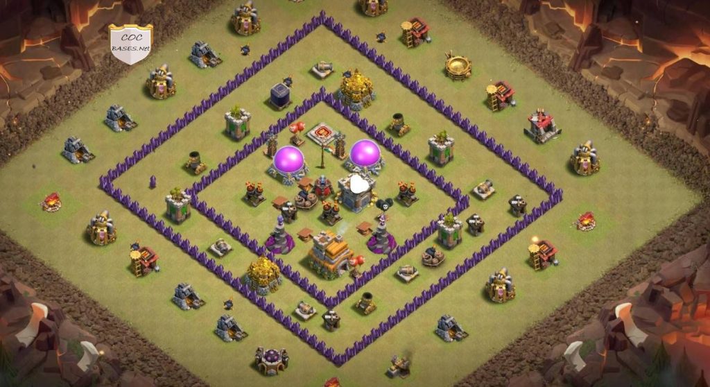 farming loot protection th7 base pic