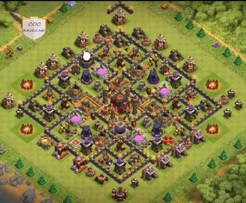 farming town hall 10 coc layout copy link
