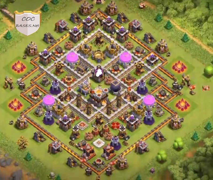 gold and elixir protector base town hall 11 clash of clans