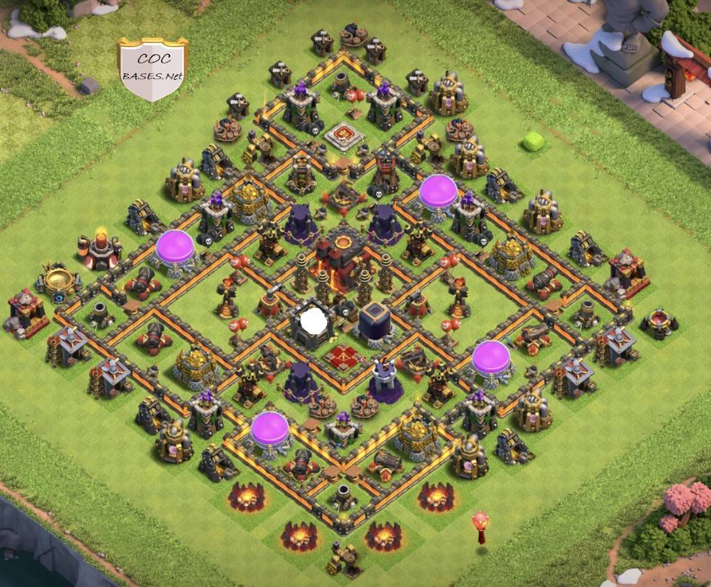 good level 10 war base layout link anti 3 stars