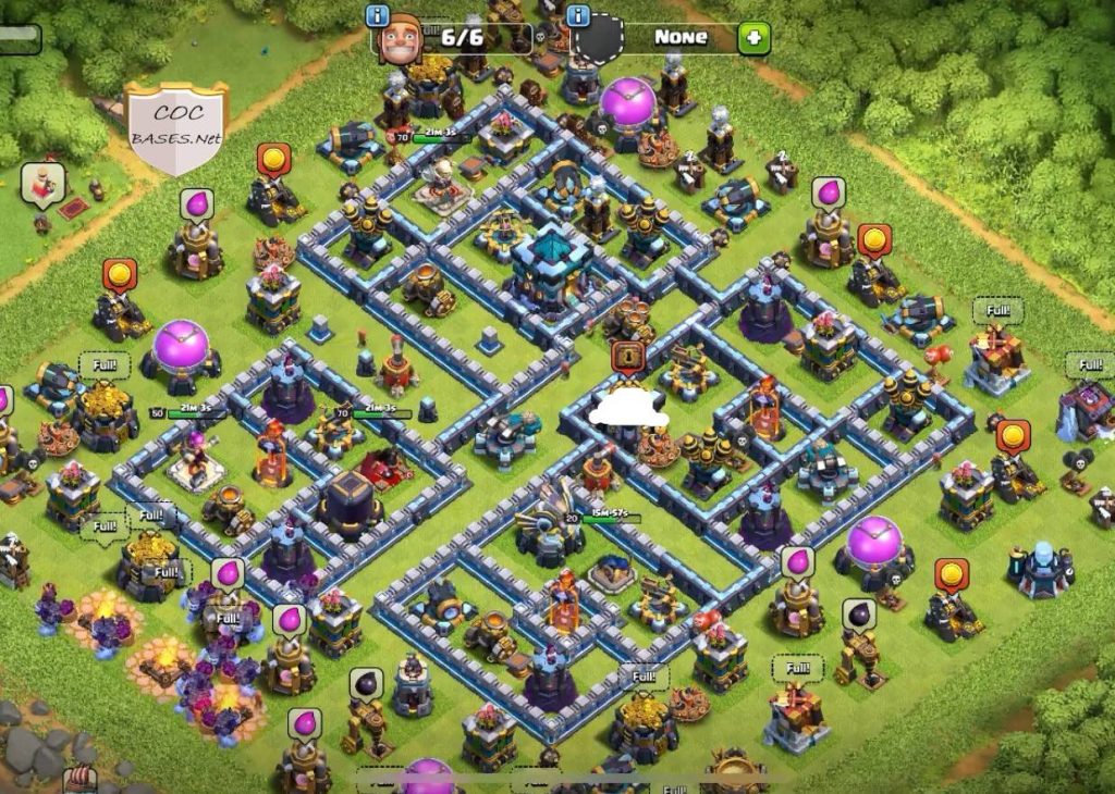 good level 13 war base layout link anti 3 stars