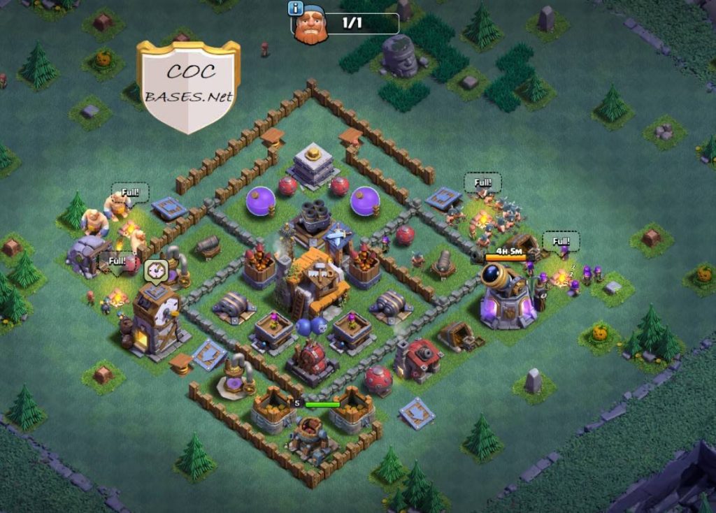 good level 5 base layout link anti 3 stars