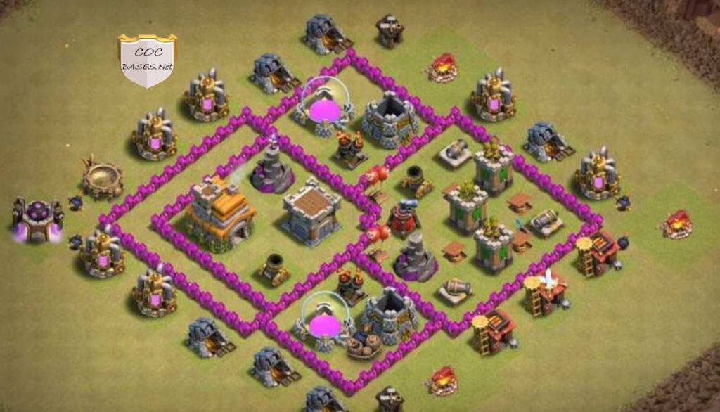 good level 6 farming base design link