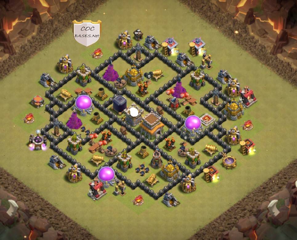 good level 8 base layout link anti 3 stars