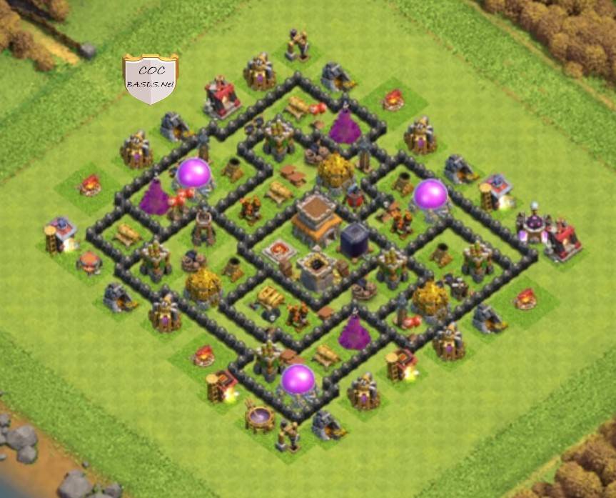 good level 8 town hall base