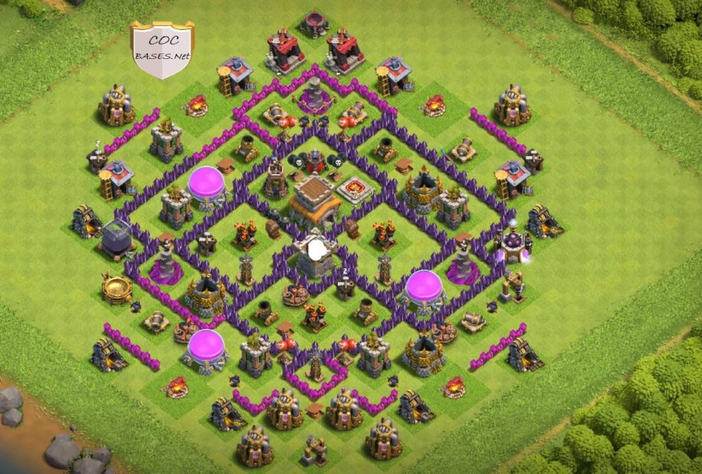 good level 8 war base layout link anti 3 stars