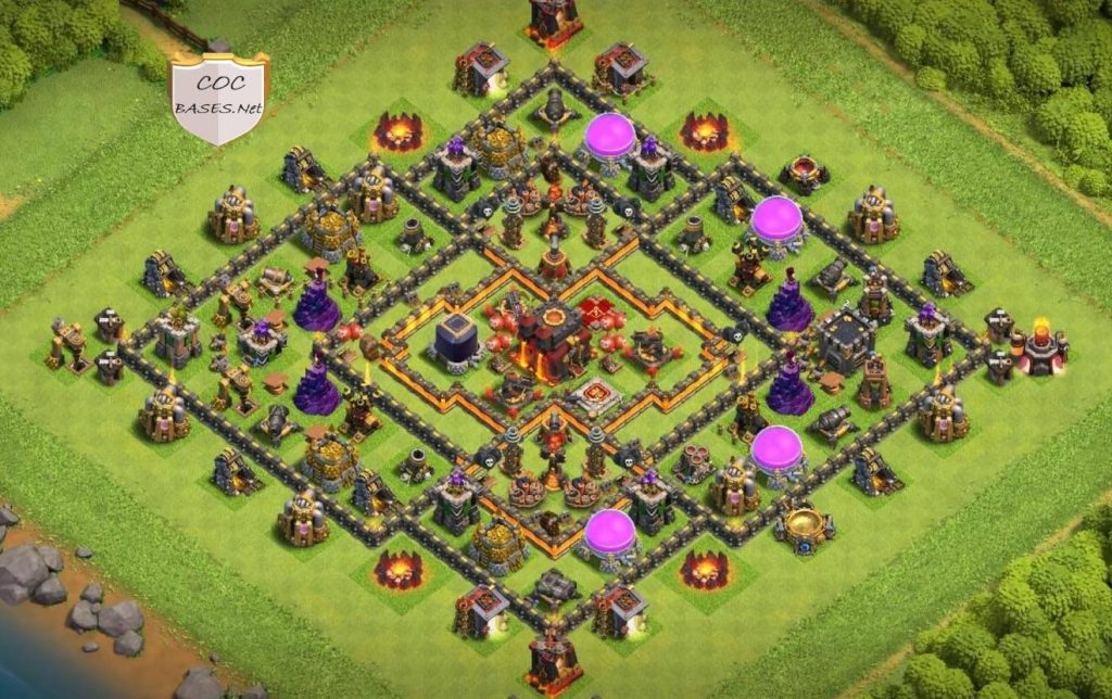 good town hall 10 trophy base link