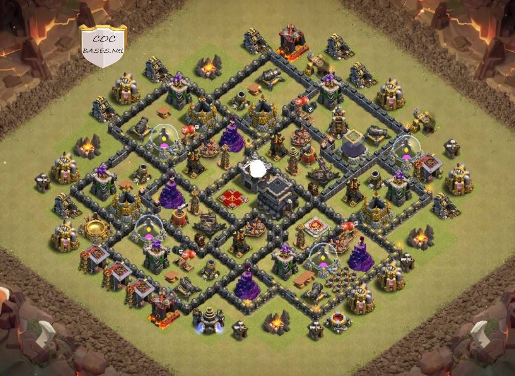 good town hall 9 trophy base link