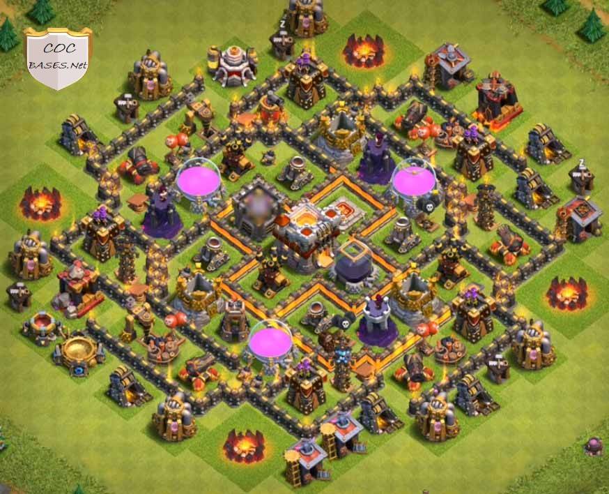 hybrid layout copy link th8 base coc