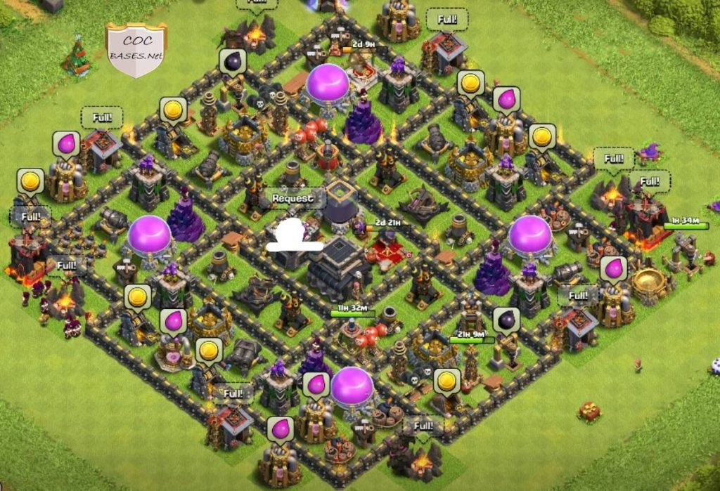 loot protection th9 farming layout copy link
