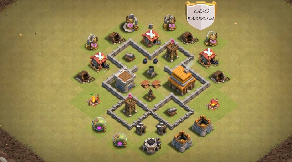 most common th4 war base