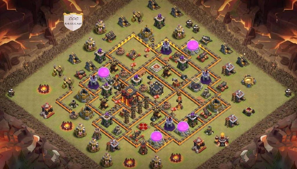 new best th10 war base layout 2023