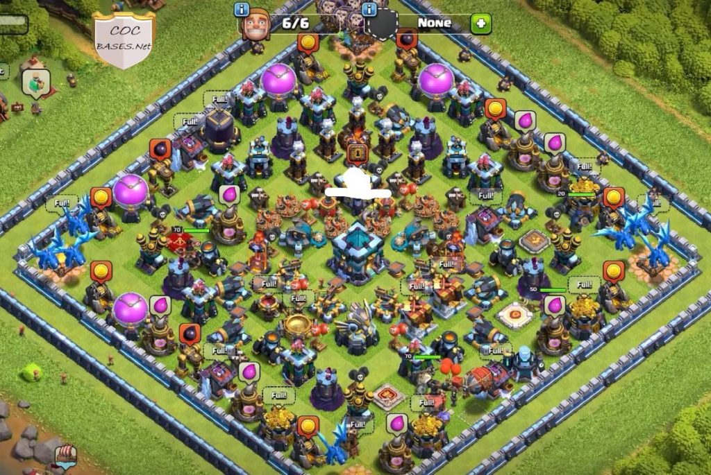 new best th13 hybrid base layout 2023