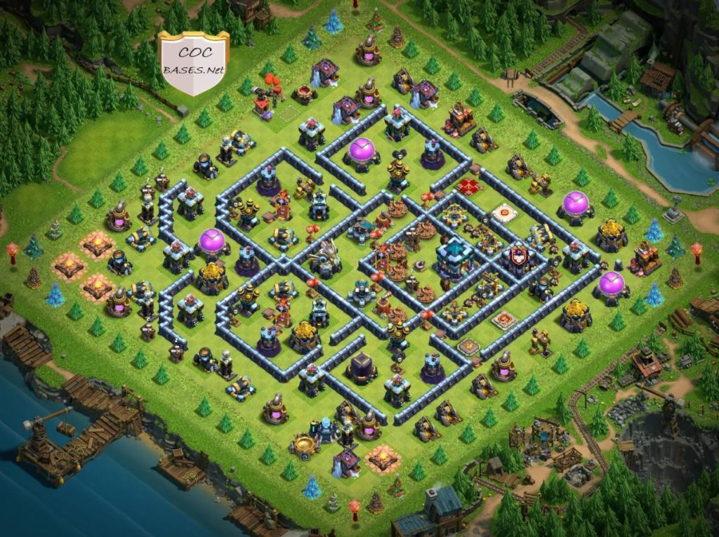 new best th13 trophy base layout 2023