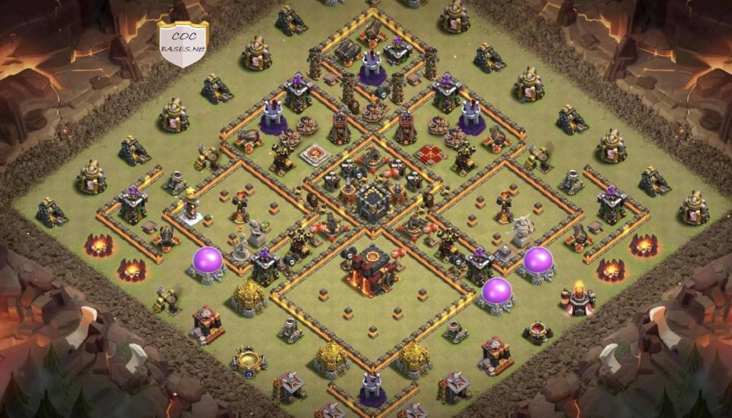 new th10 war base anti 3 star