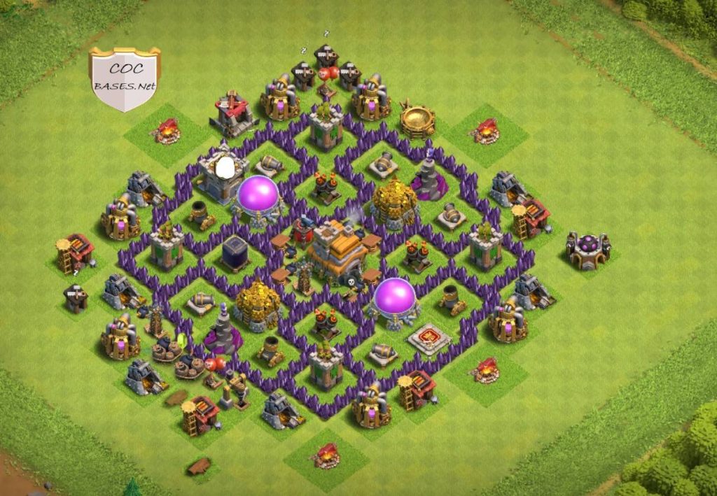 new th7 farming base anti 3 star