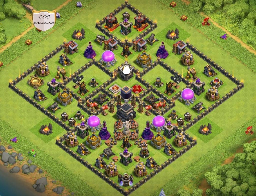 new th9 trophy base anti 3 star