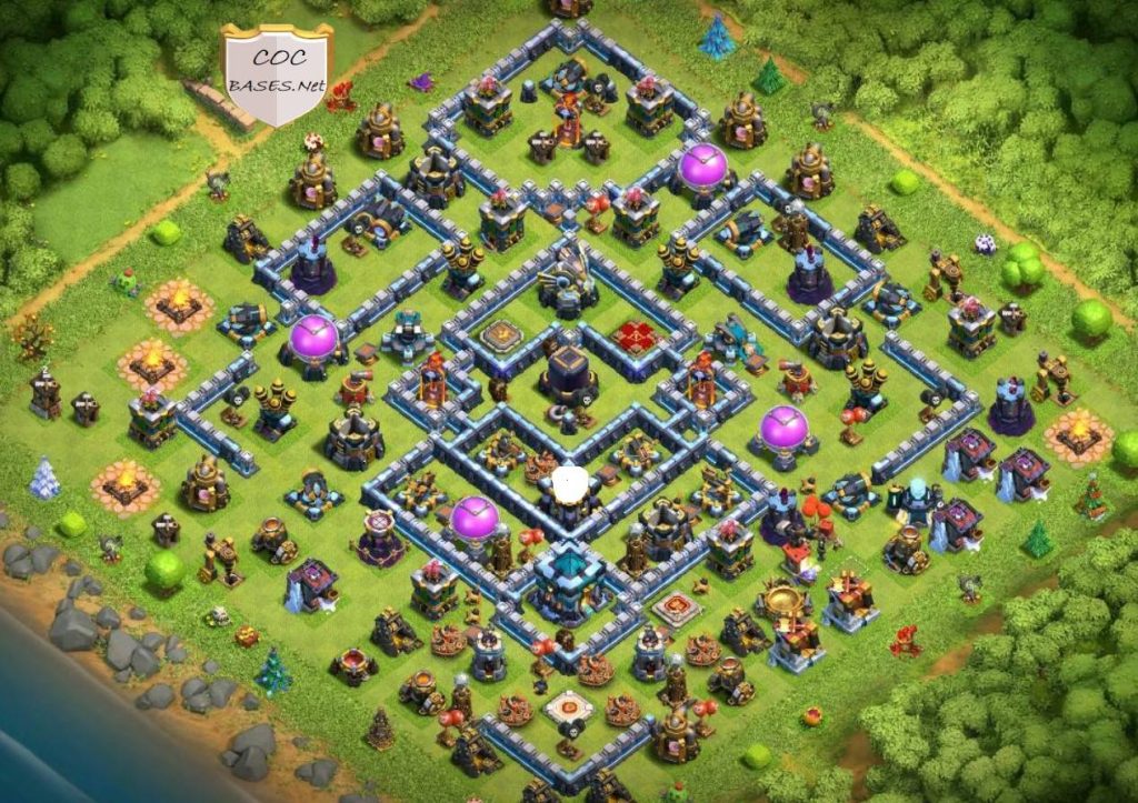 spread out th13 war base attack strategy