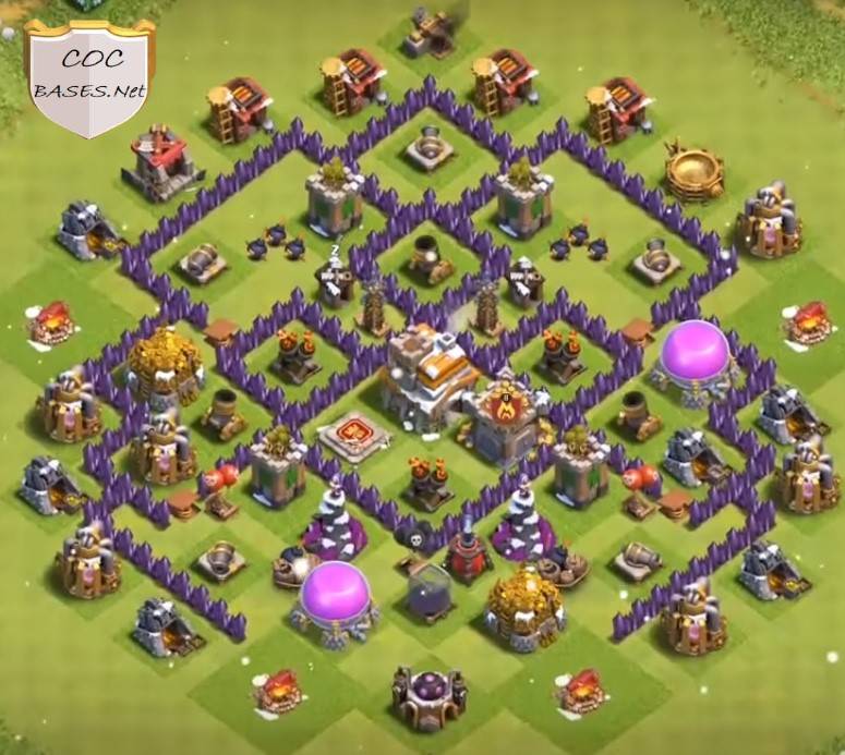 spread out th7 war base attack strategy