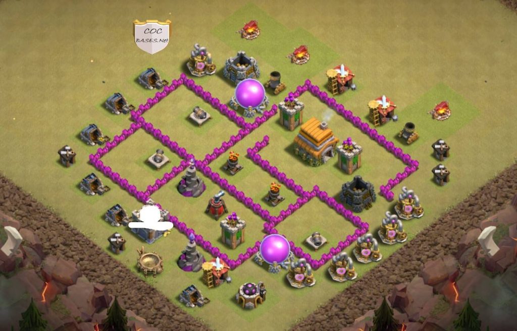 th 6 war base anti gowipe