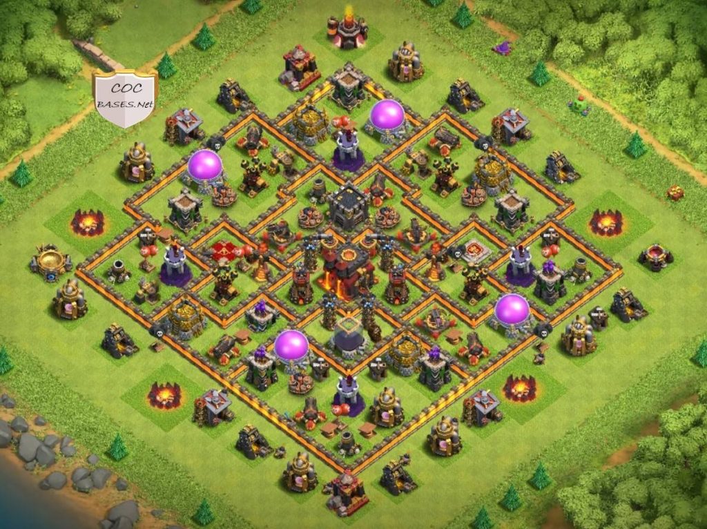 th10 max trophy base anti 3 star