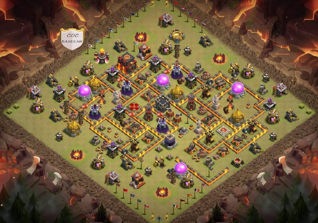 th10 war base anti air and ground