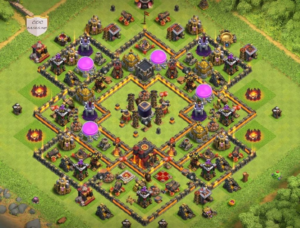 th10 war base anti all troops