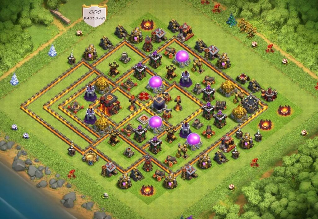 th10 war base anti loot