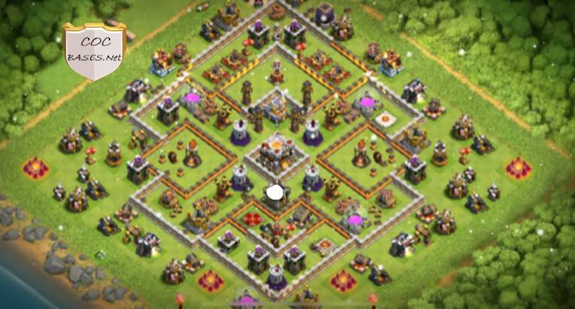 th11 trophy base anti all troops