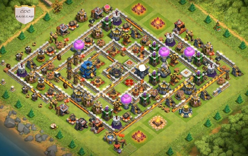 th12 farming base anti hogs