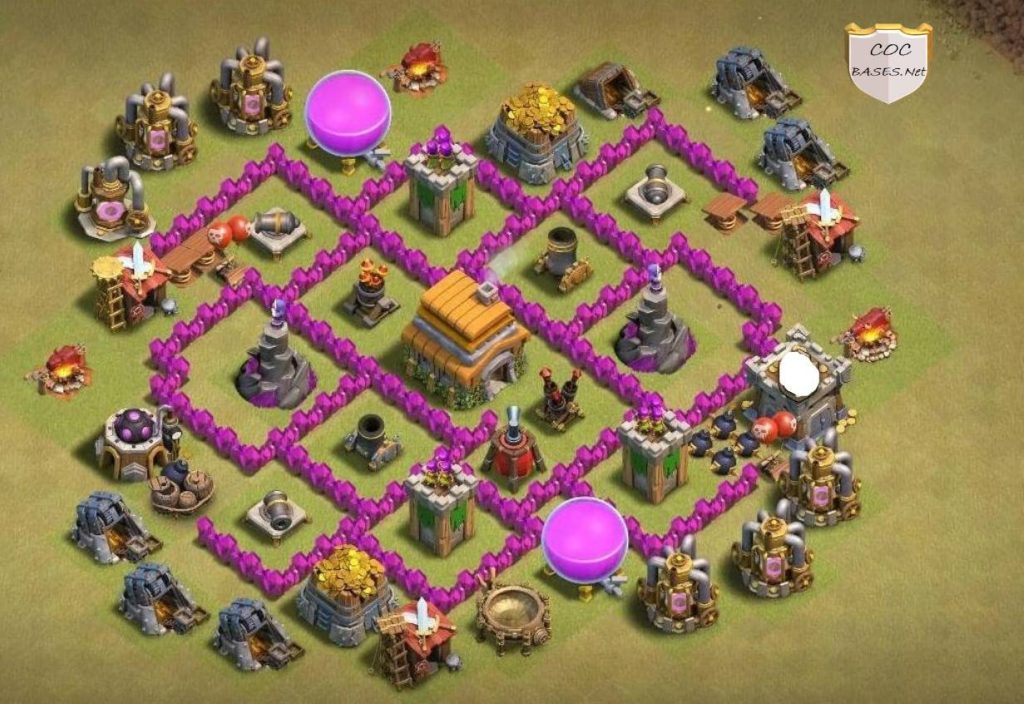 th6 base asymmetrical