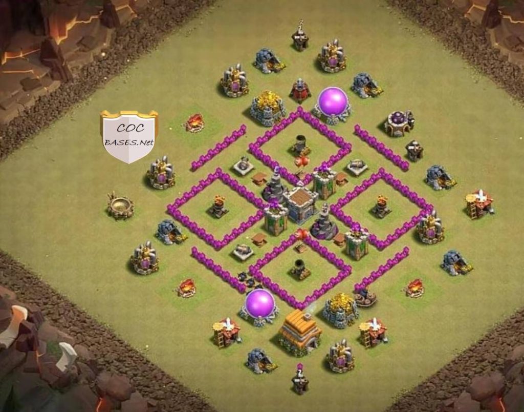 th6 best war base new