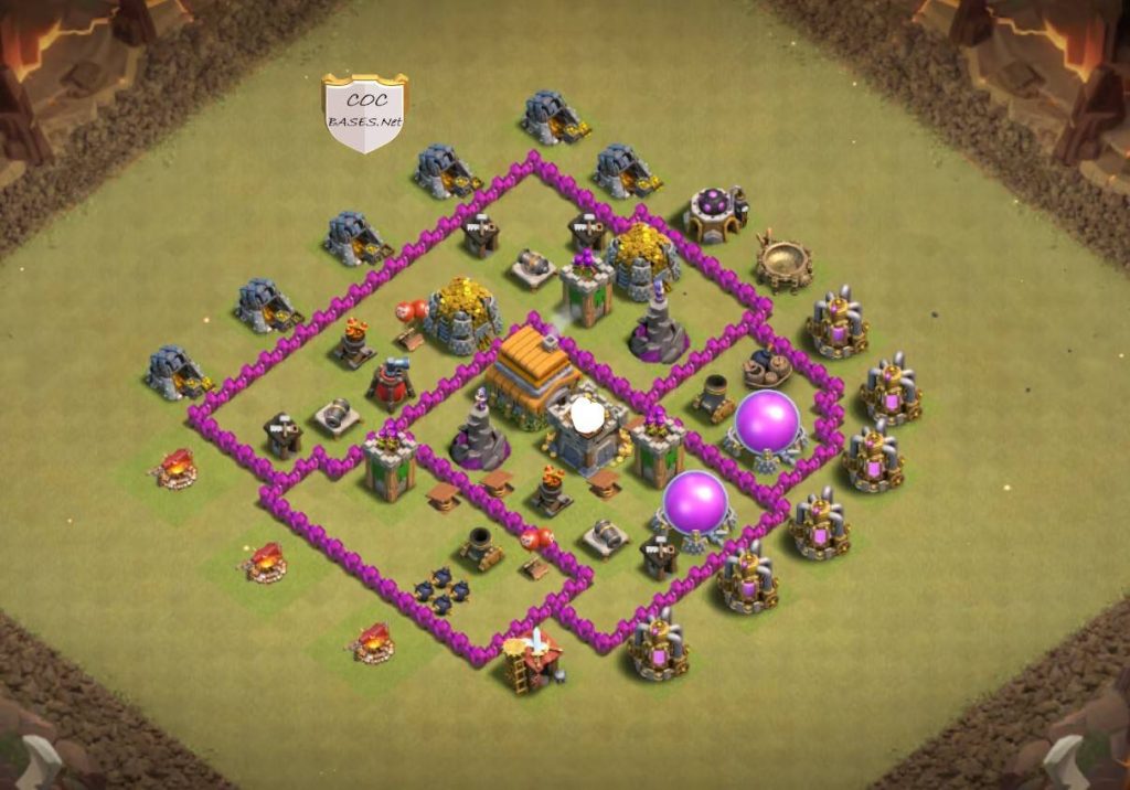 th6 clan war base layout link