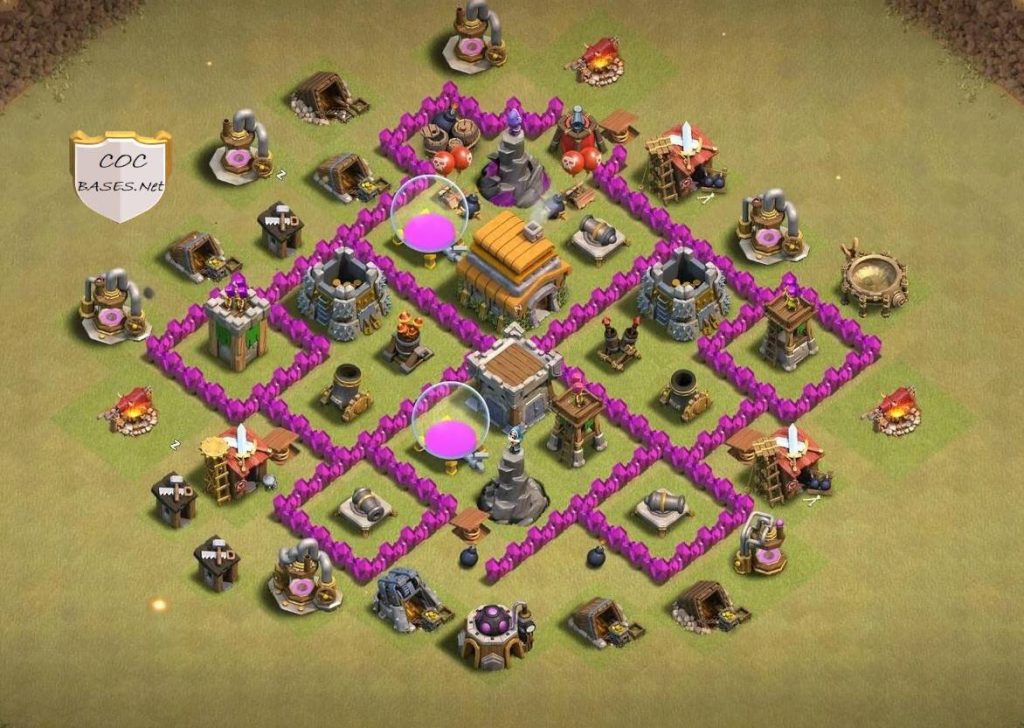 th6 farming base anti air and ground